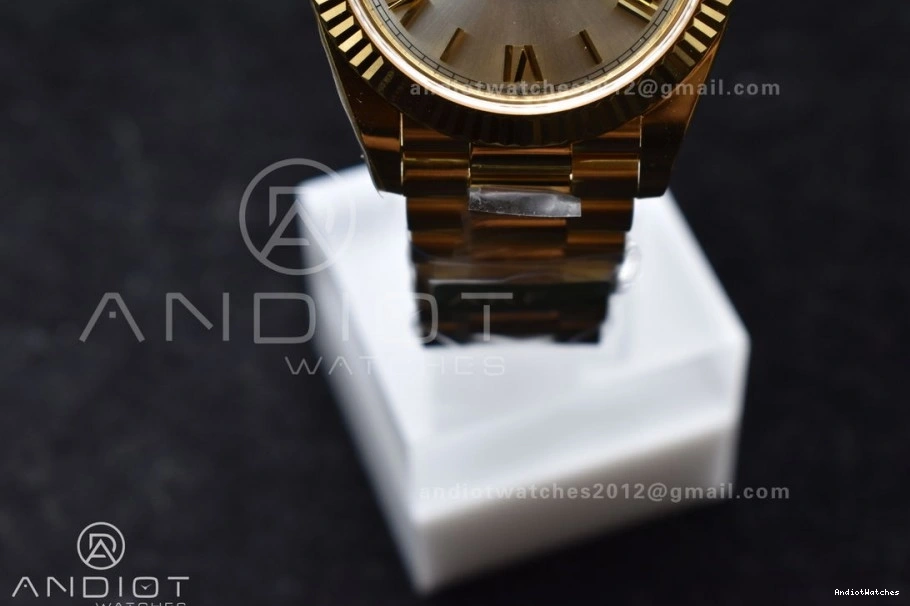 Day VR3255 On Silver Dial 228238 Bracelet Roman 1:1 ARF YG Best Date Weight) President ZeroBulk 40 664 (Gain Edition 0818